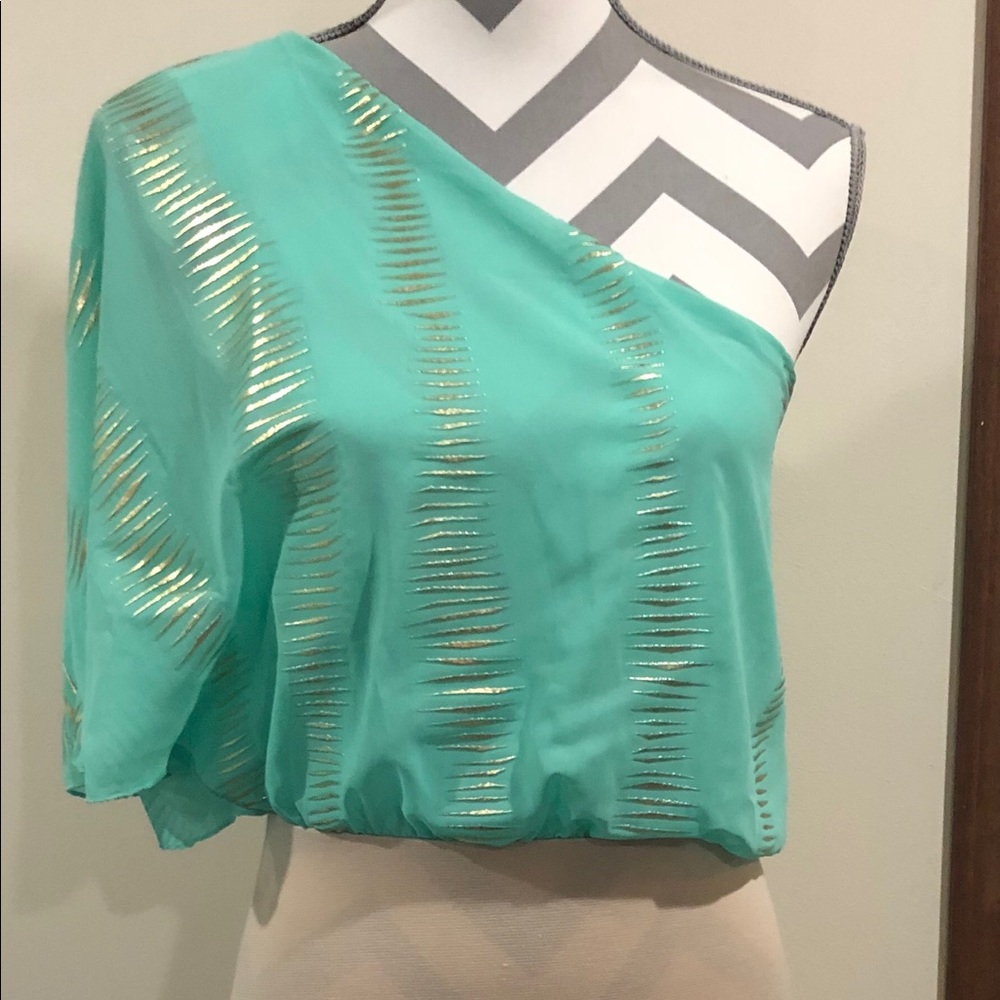 One shoulder summer dress